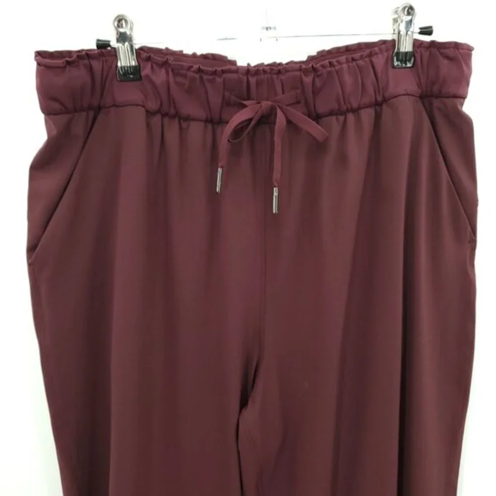 Lululemon Keep Moving Pant 10 Cassis Red